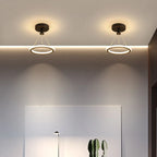 Modern LED ceiling lamp for hallway and entrance area, minimalist lighting