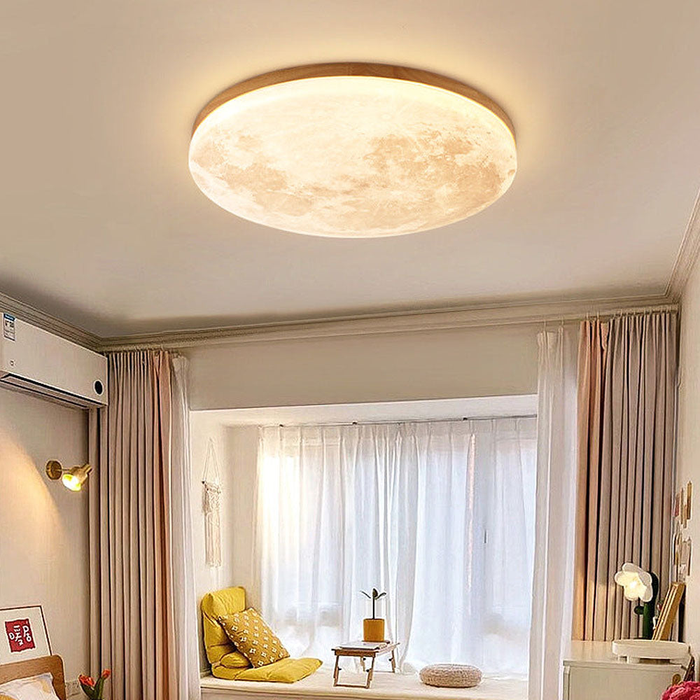 LunaGlow - Moon lamp ceiling lamp with gentle LED lighting