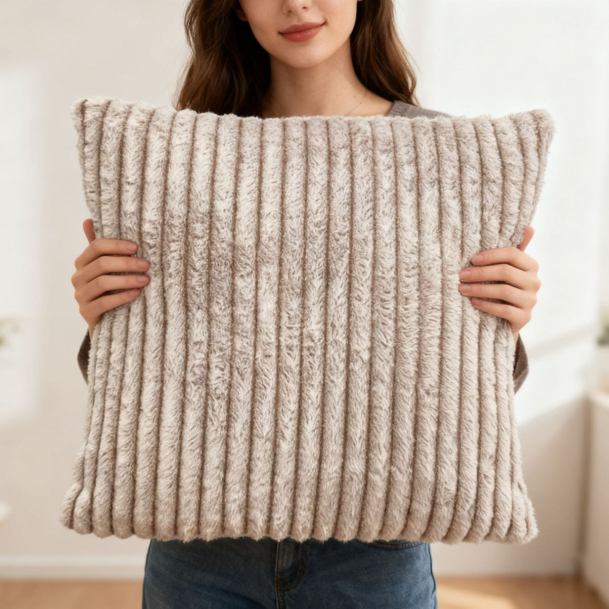 Decorative Pillow with Striped Pattern Madigas