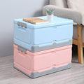 Multifunctional Storage Box with Roll-Up Lid