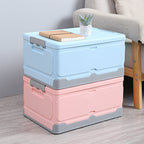 Multifunctional Storage Box with Roll-Up Lid