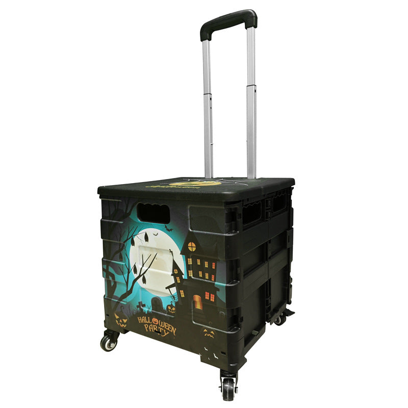 Kids storage box with wheels