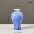 Artistic Flower Pattern Ceramic Vase
