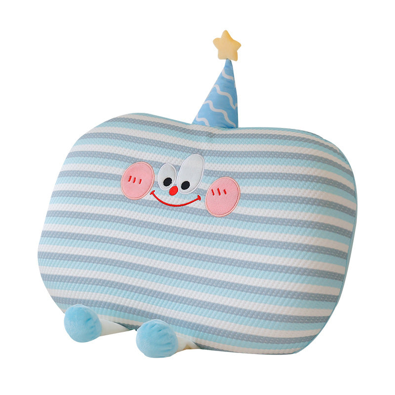 Plush pillow in cookie shape with cute face Madigas