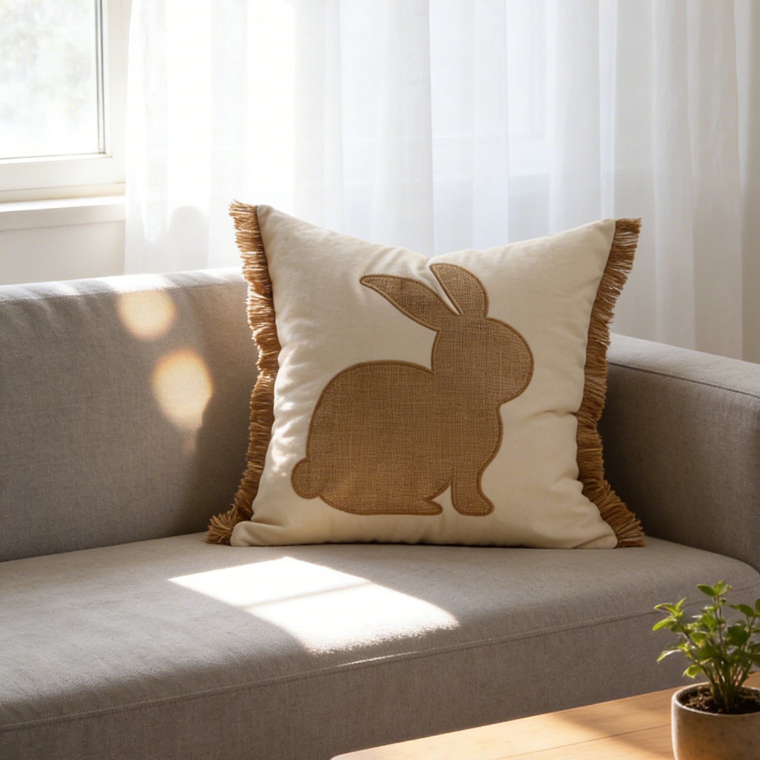 pillowcase with cute bunny motif Madigas
