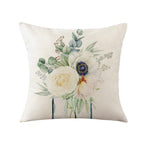 Elegant Cushion Cover with Floral Designs Madigas