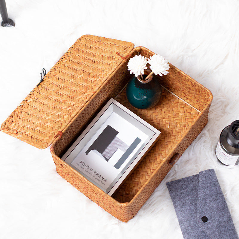 Handmade Oval Woven Storage Box