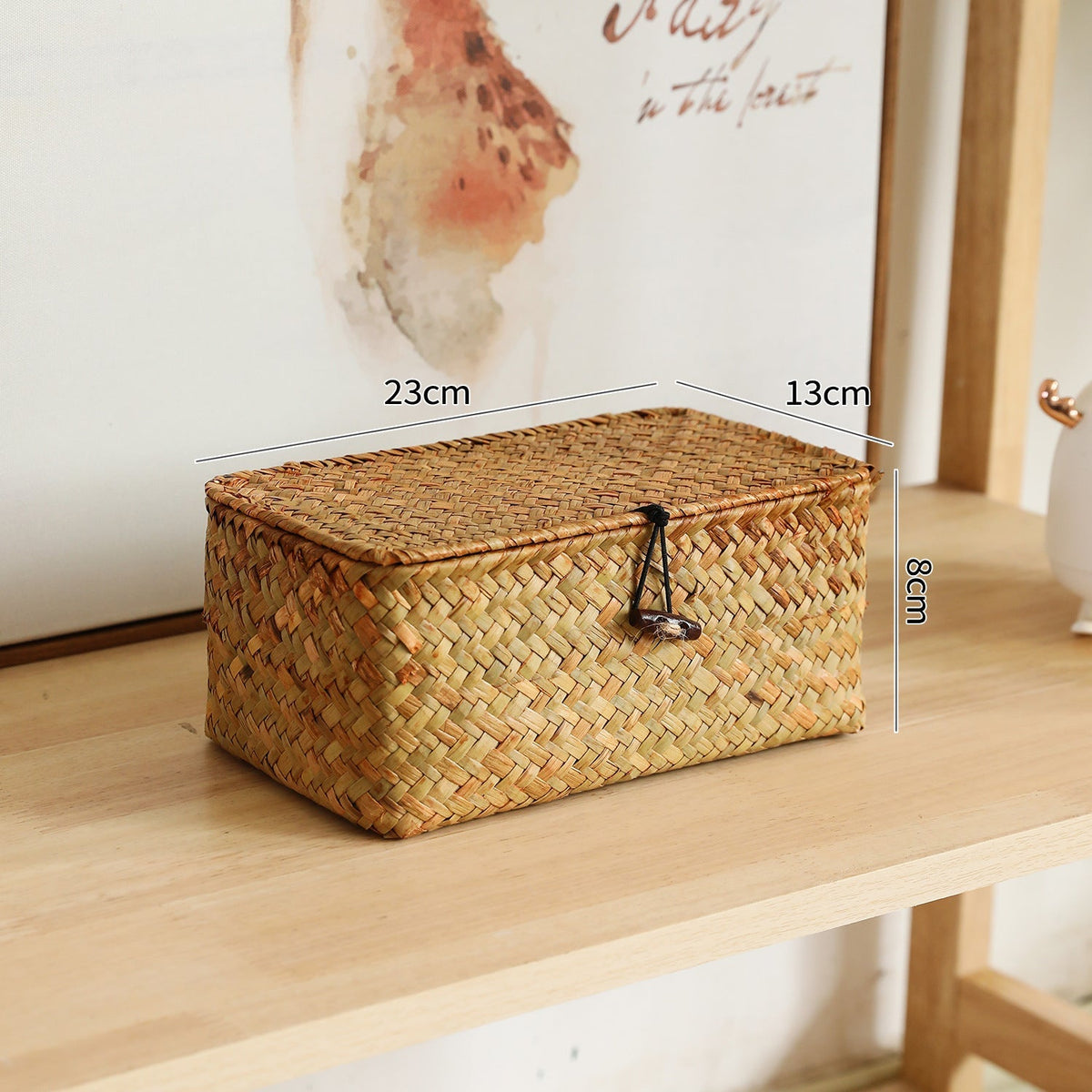 Handmade Oval Woven Storage Box
