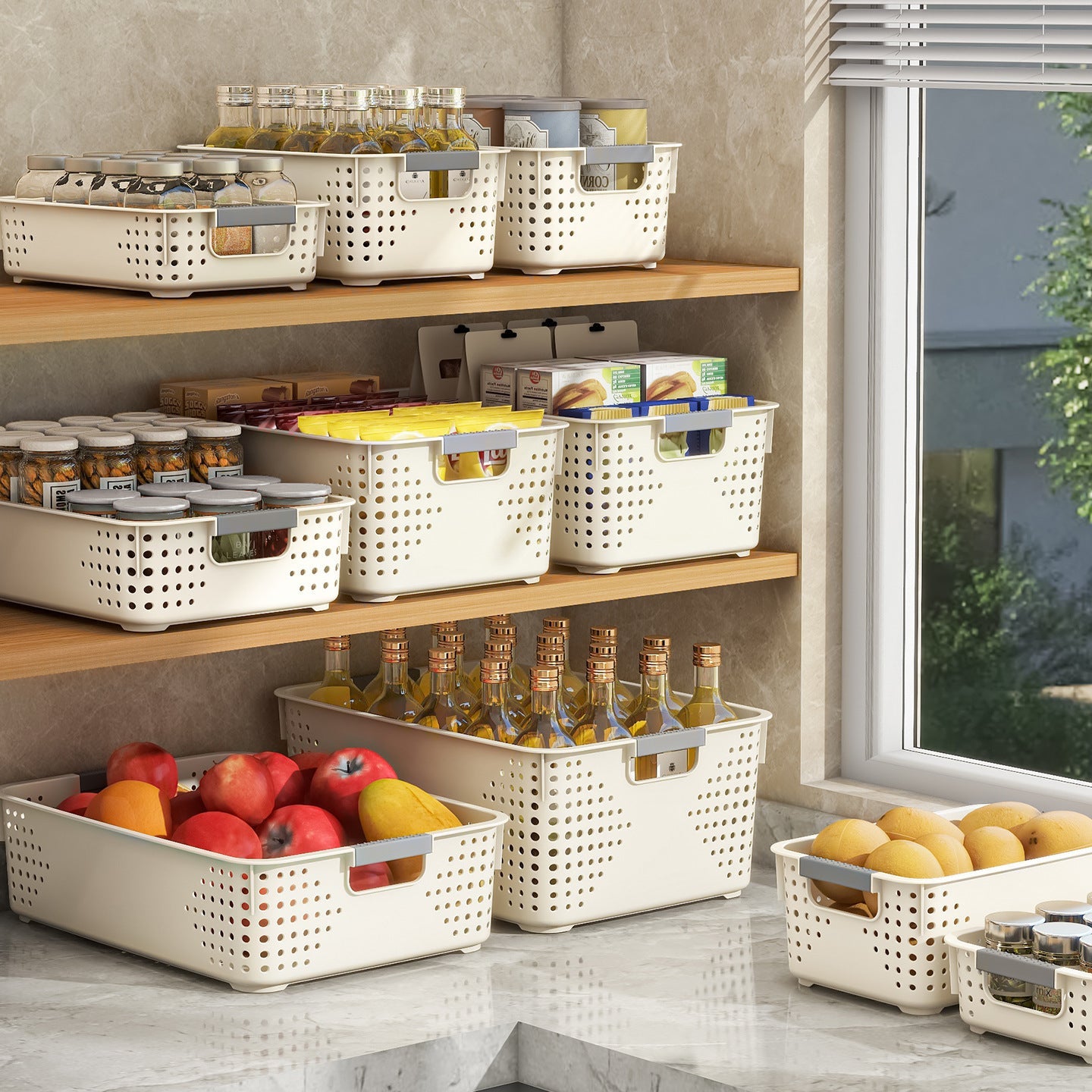 Versatile Storage Box with Integrated Handles
