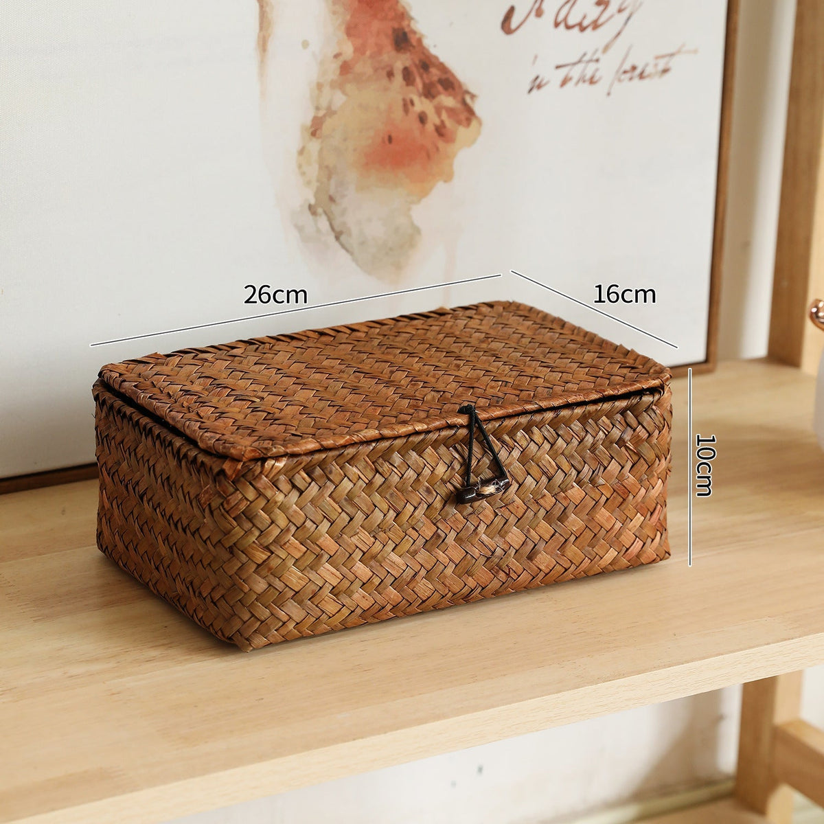 Handmade Oval Woven Storage Box