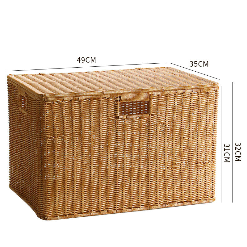 Multifunctional Storage Box Made of Natural Willow Bark