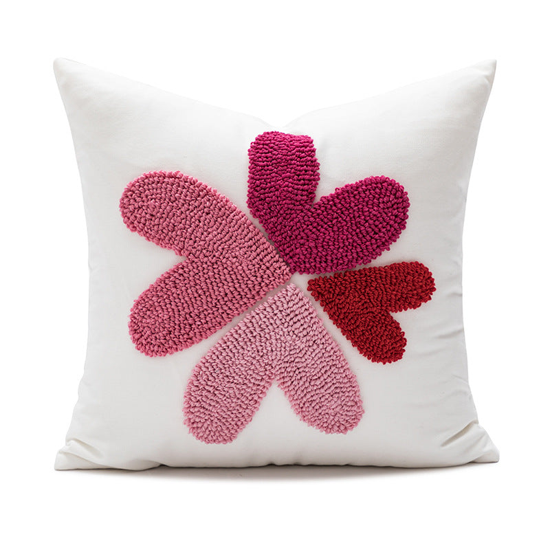 Decorative Pillowcase with Heart Pattern Madigas