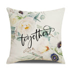 Elegant Cushion Cover with Floral Designs Madigas