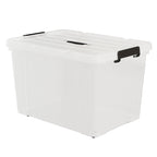 Storage box with wheels