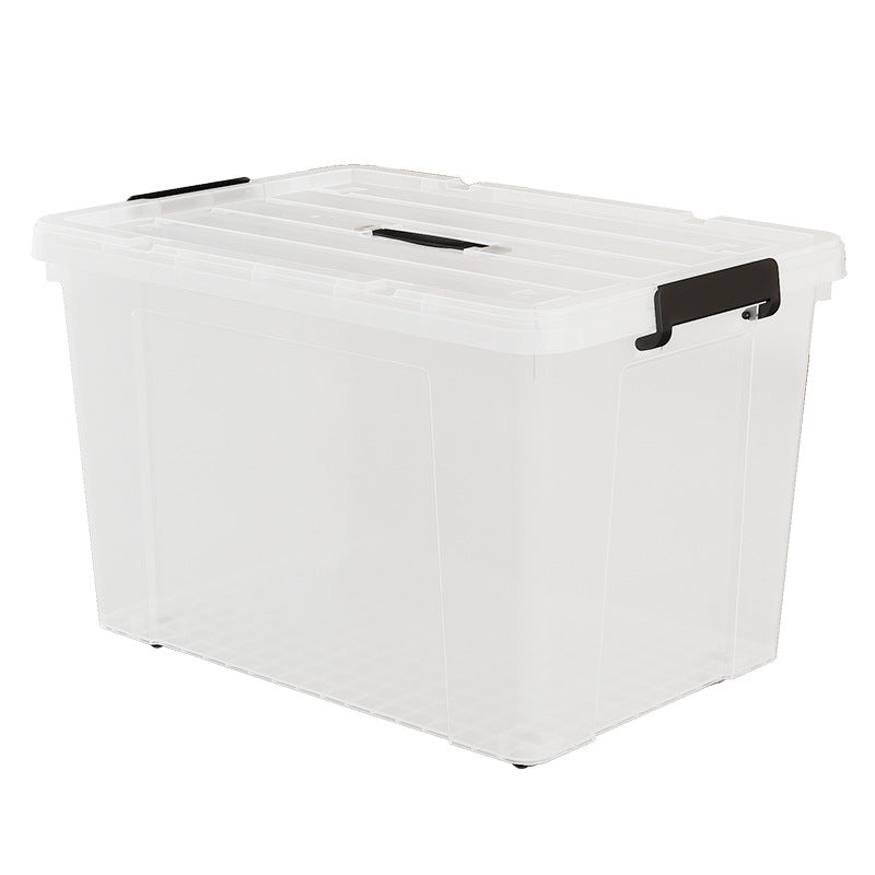Storage box with wheels
