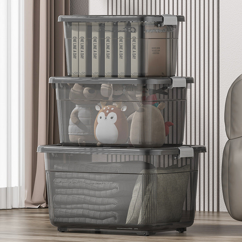 Practical And Stackable Storage Box with Wheels
