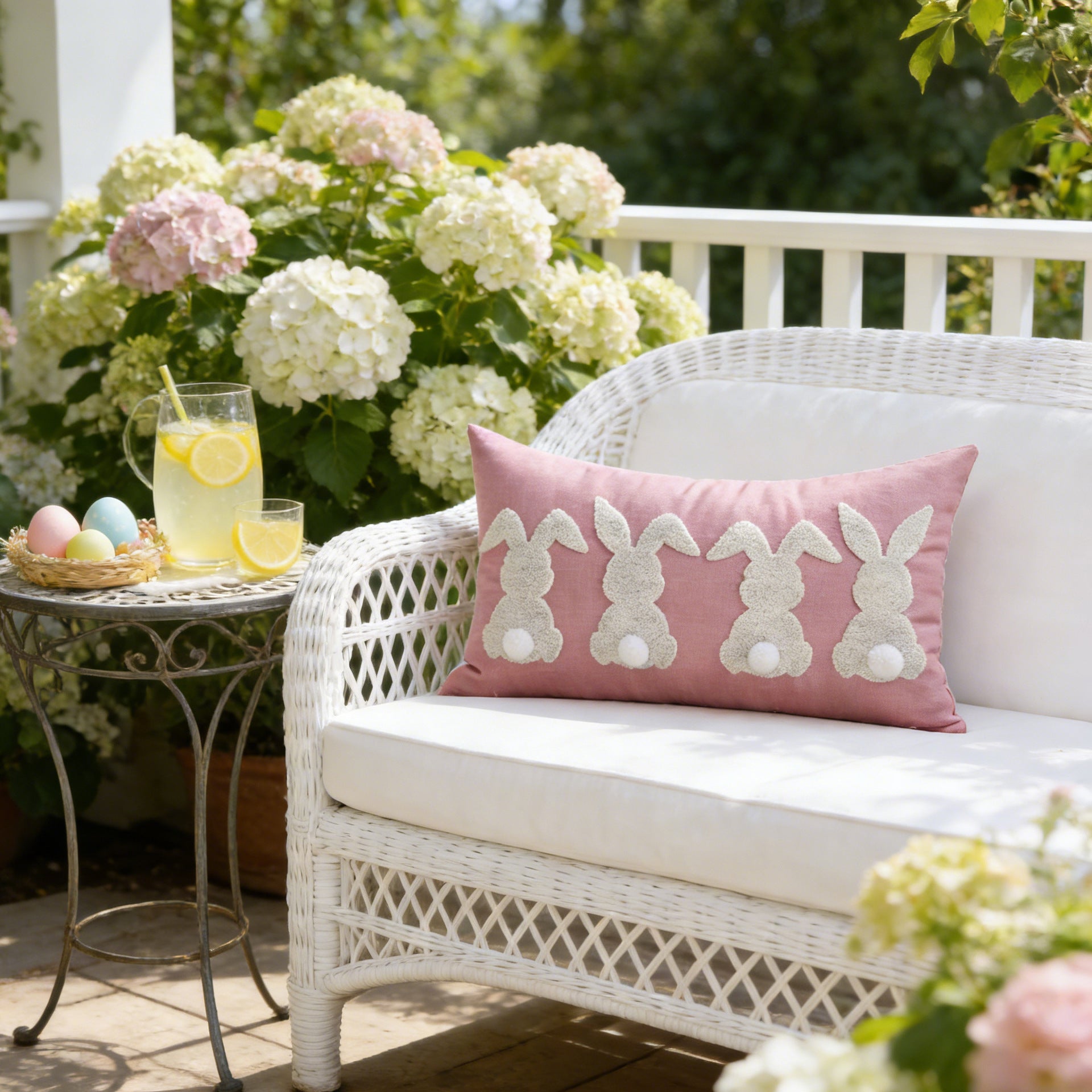 pillowcase with cute bunny motif Madigas