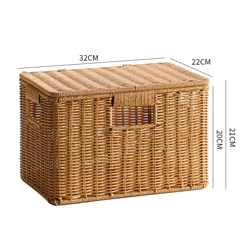 Multifunctional Storage Box Made of Natural Willow Bark