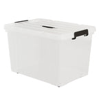 Storage box with wheels