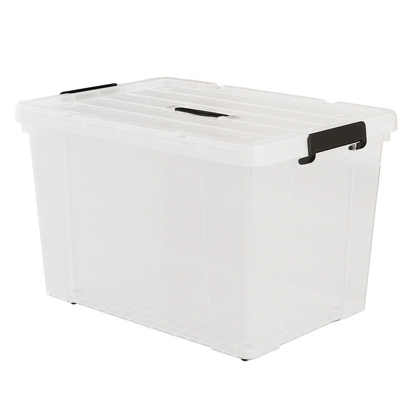 Storage box with wheels