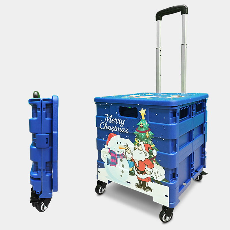 Kids storage box with wheels