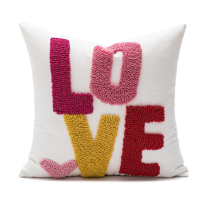 Decorative Pillowcase with Heart Pattern Madigas