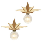Modern star-shaped ceiling lamp
