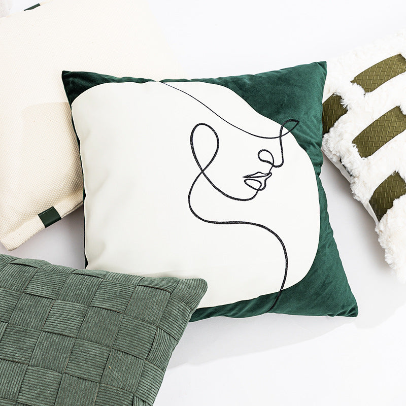 Decorative Pillowcase with modern minimalism and unique art design Madigas