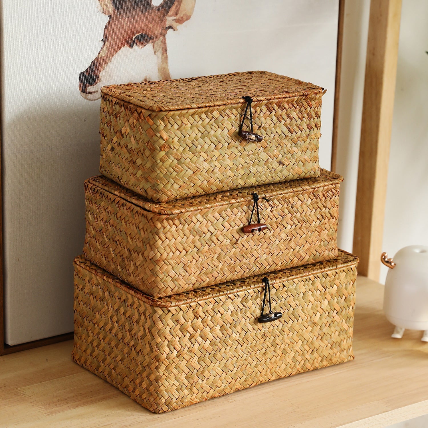 Handmade Oval Woven Storage Box