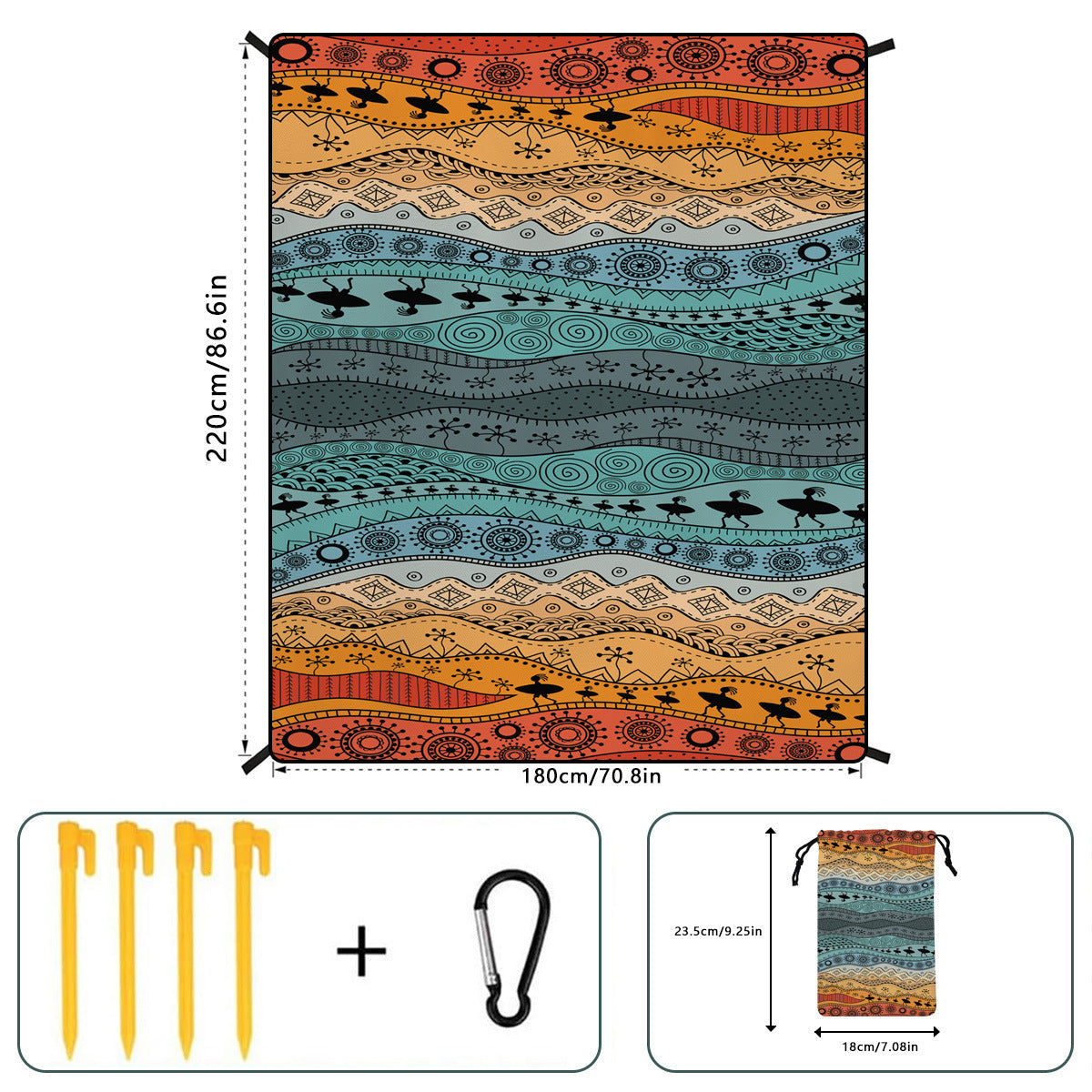 Geometric Print Tapestry Madigas