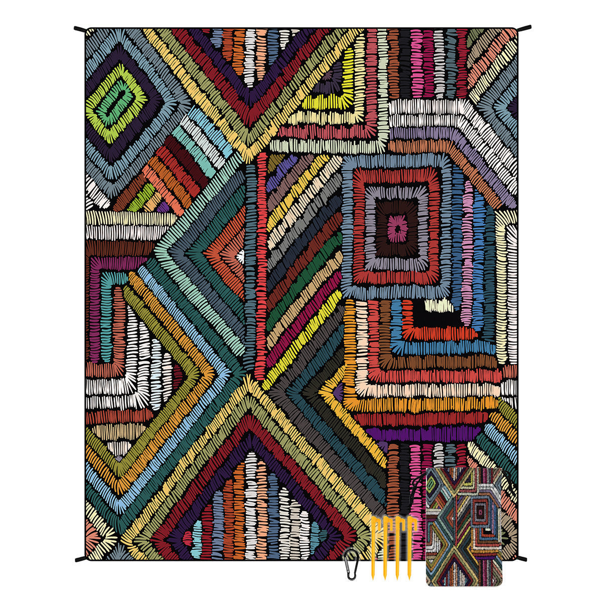Geometric Print Tapestry Madigas