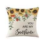 Cushion Cover with Sunflower Pattern Madigas