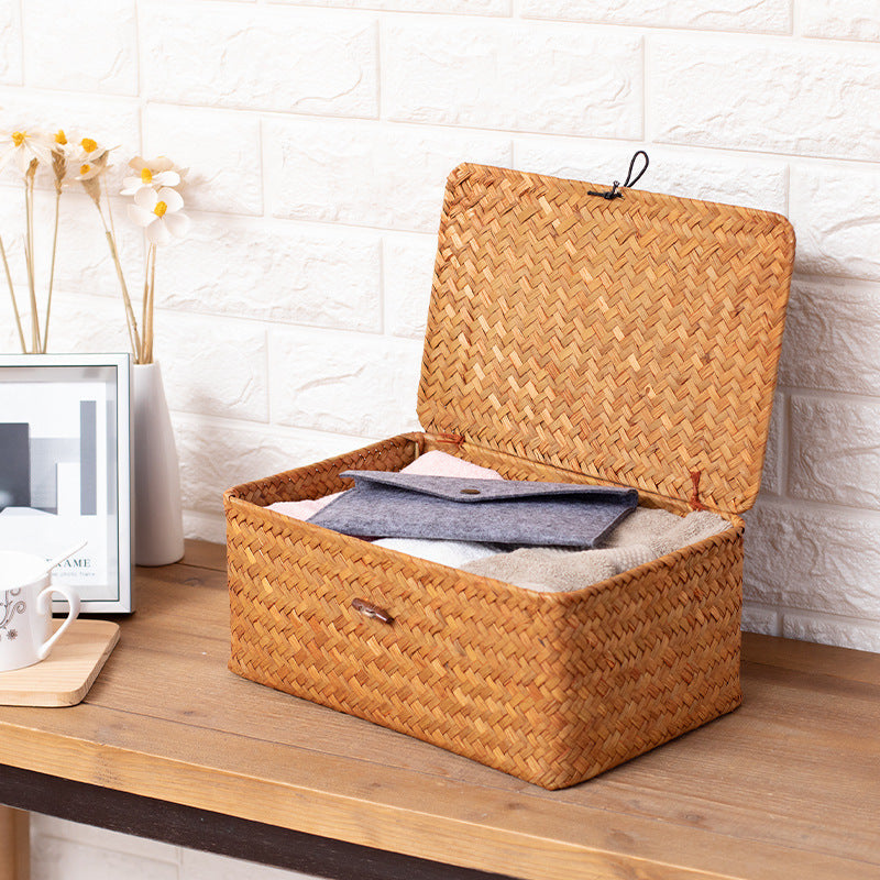 Handmade Oval Woven Storage Box
