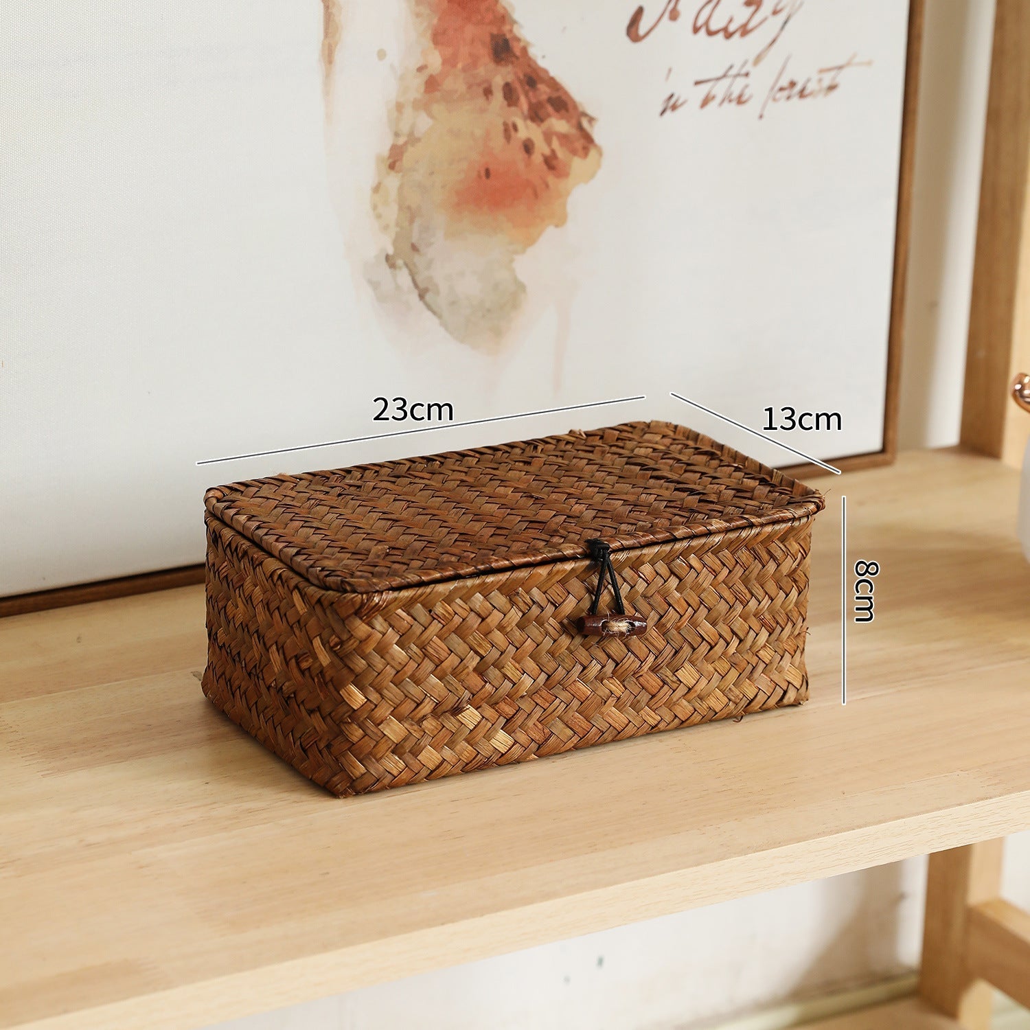 Handmade Oval Woven Storage Box