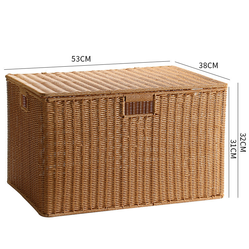 Multifunctional Storage Box Made of Natural Willow Bark