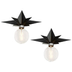Modern star-shaped ceiling lamp