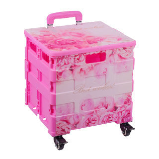 Kids storage box with wheels