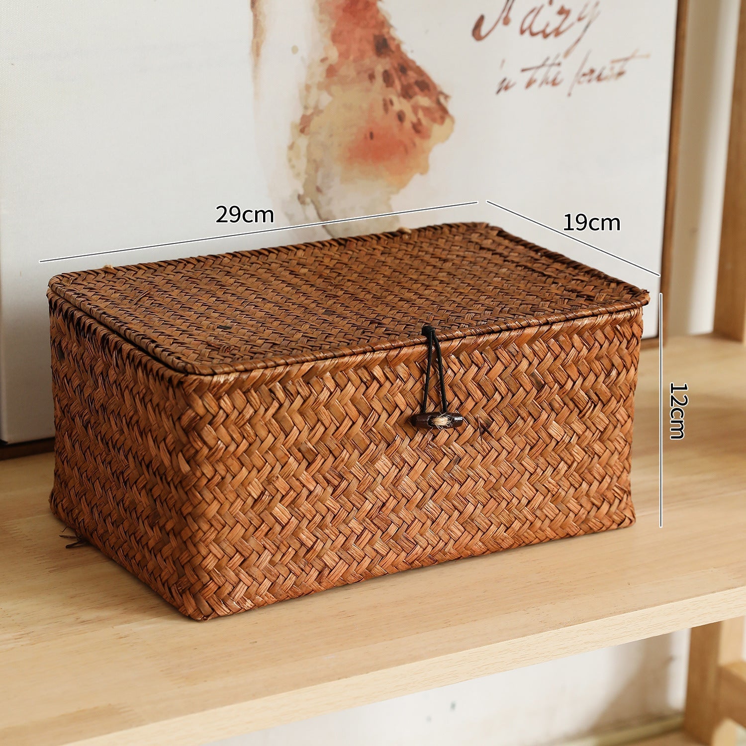Handmade Oval Woven Storage Box