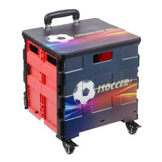 Kids storage box with wheels