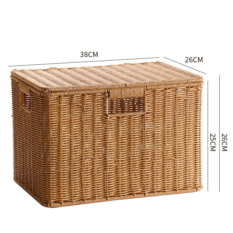 Multifunctional Storage Box Made of Natural Willow Bark