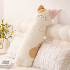 Plush neck roll with kitten motif Madigas