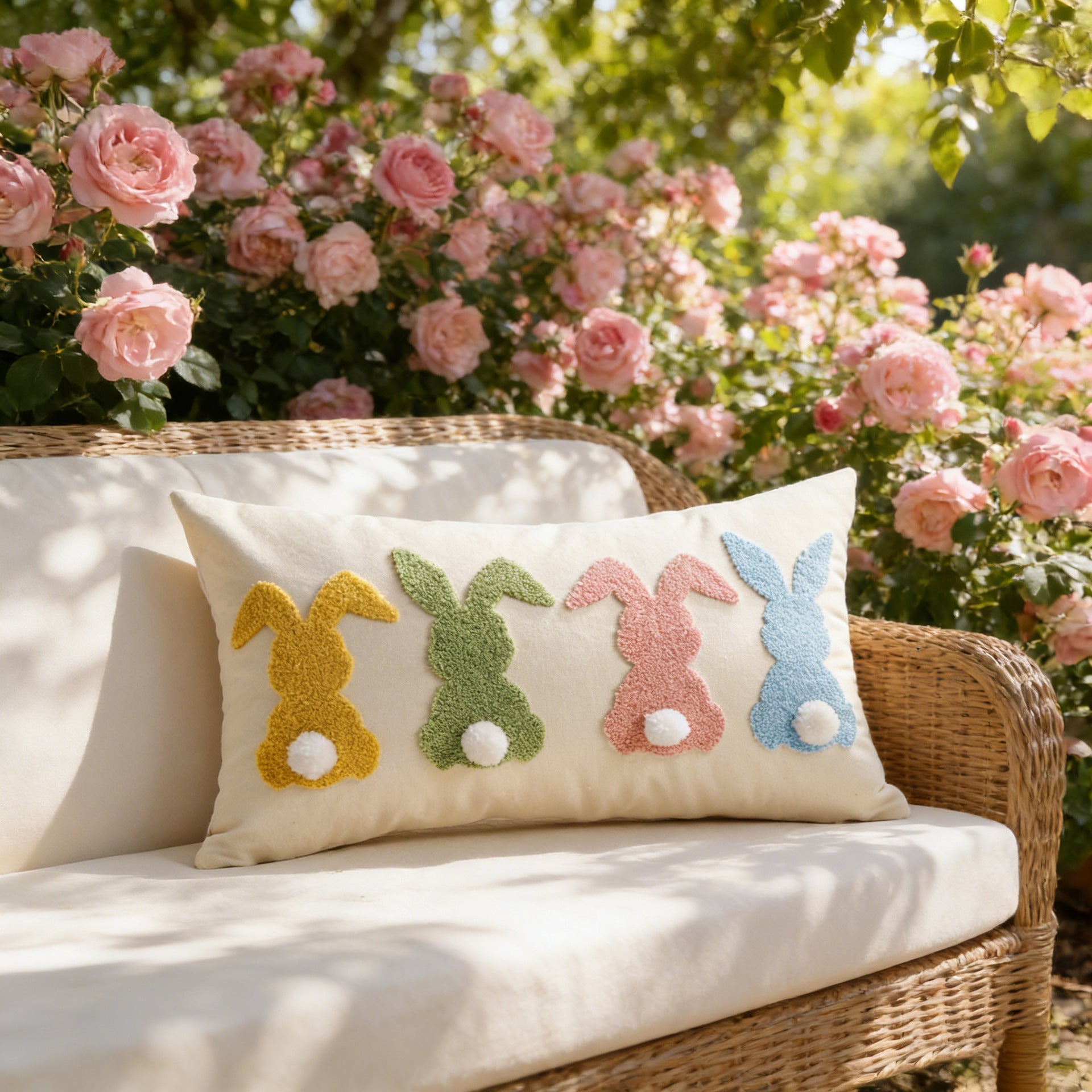 pillowcase with cute bunny motif Madigas