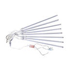 Outdoor hanging meteor tube lights for trees waterproof cascadian LED rain effect home lamp