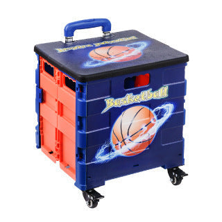 Kids storage box with wheels