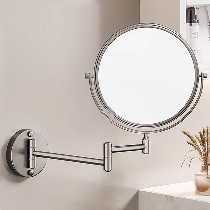 Madigas | Rechargeable wall-mounted shaving mirror | 360° rotation. 1X/10X magnification and adjustable LED lighting for use in the bathroom