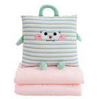 Cuddle pillow with lovable animal motif Madigas