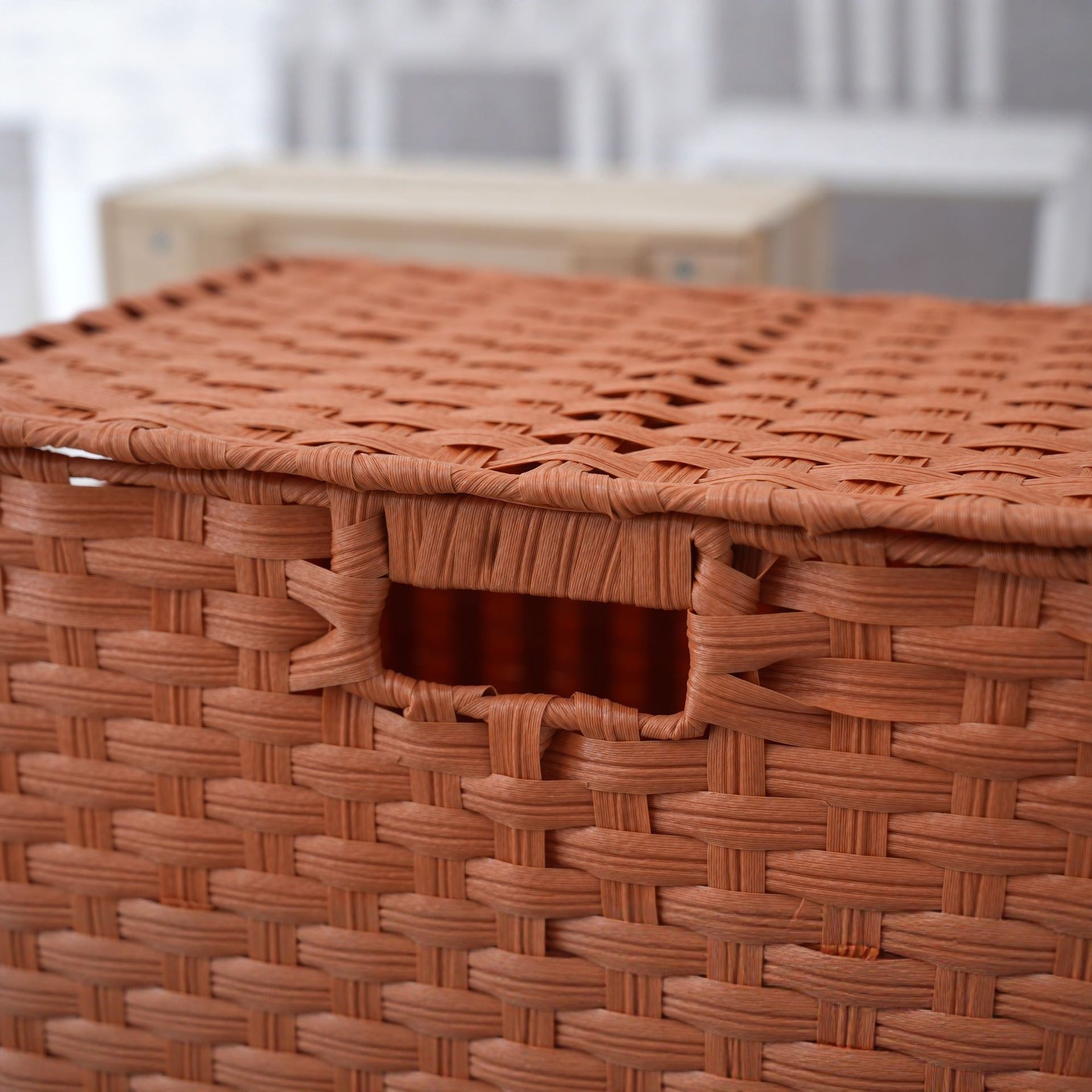 Storage Box Made of Sturdy Woven Material