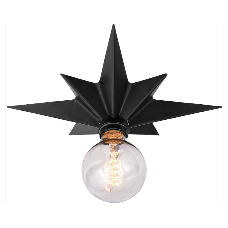 Modern star-shaped ceiling lamp