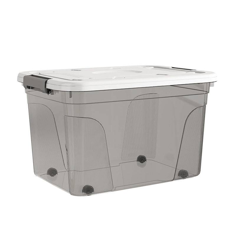 Storage Box with Transparent Lid and Large Volume