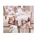 Decorative Throw Blanket with Floral Design Madigas